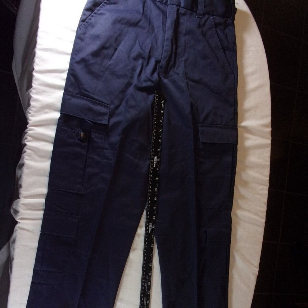 ULTRA FORCE EMT PARAMEDIC PANTS MEDIC TACTICAL SMALL 9 POCKET BLUE SV 105